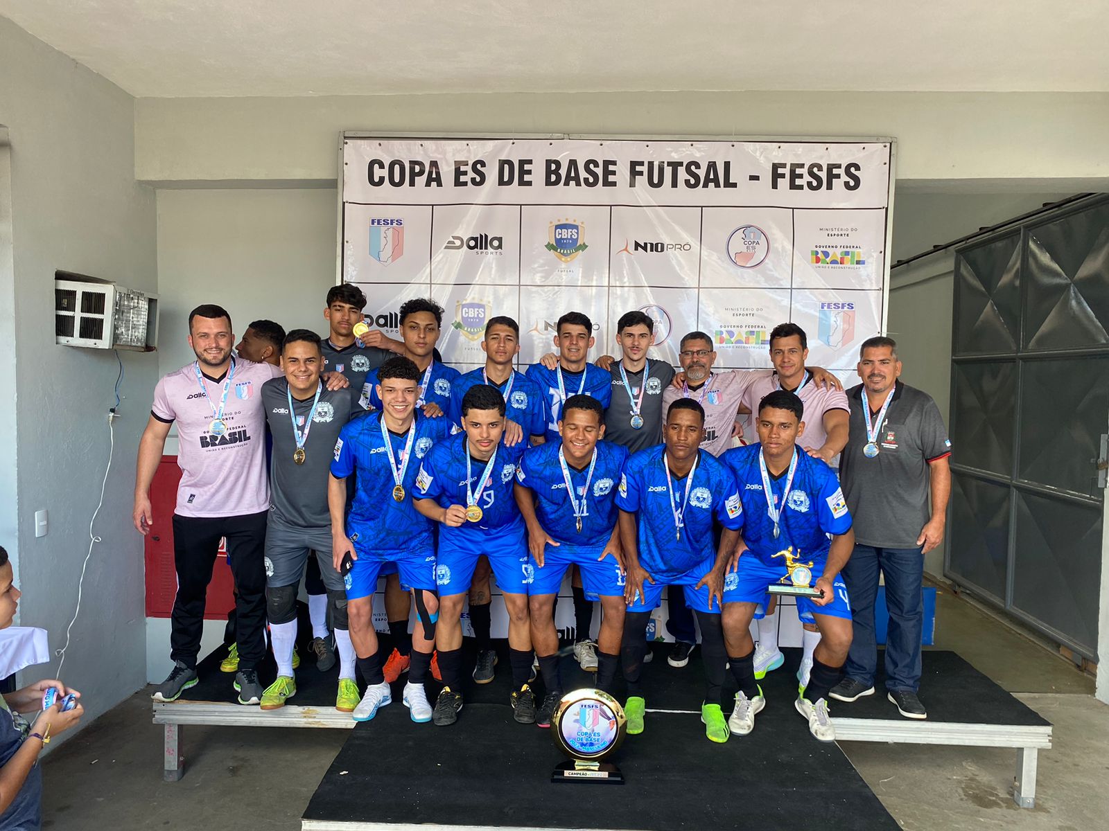 É com imensa satisfação e orgulho que anunciamos: Somos os grandes CAMPEÕES da Copa ES FESFS 2023 na categoria Sub-20!