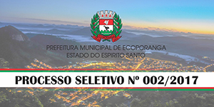 Processo Seletivo Simplificado Edital nº 002/2017