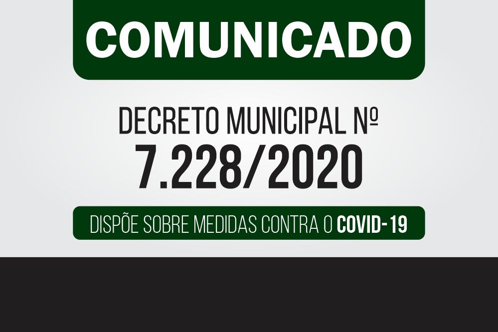 PREFEITURA DE ECOPORANGA EMITE DECRETO Nº 7.228/2020