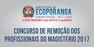 Classificação do Concurso de Remoção dos profissionais do magistério, ano letivo 2018